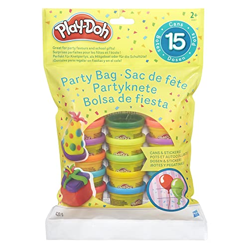 Play-Doh Sac de 15 mini pots, couleurs/modèles assortis